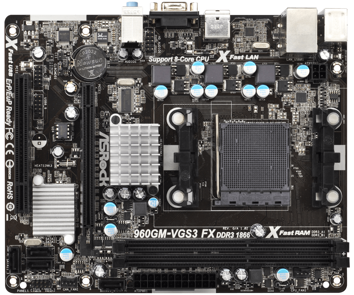 华擎科技 > 960GM-VGS3 FX